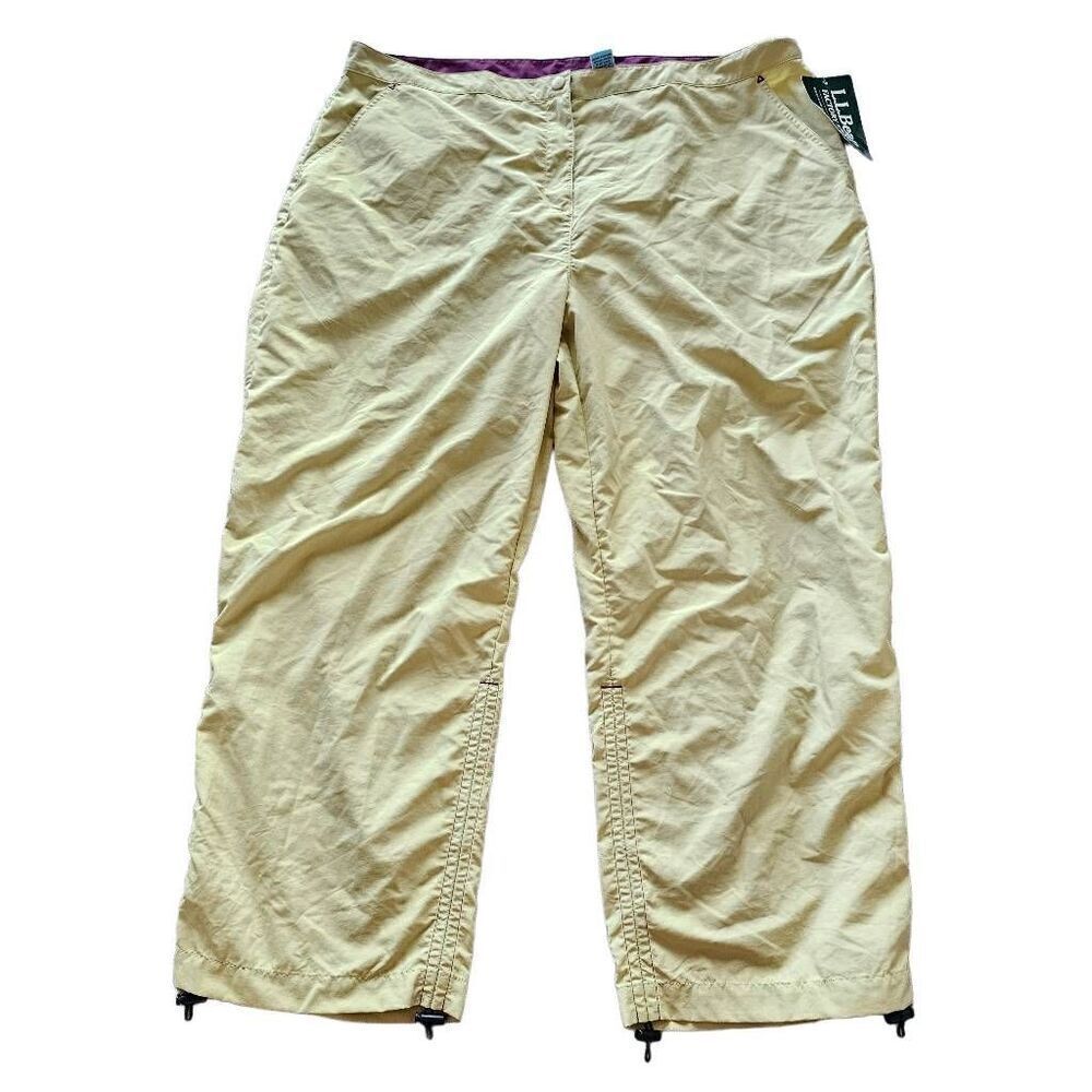L.L. Bean womens Sz 20 Reg beige hiking pants